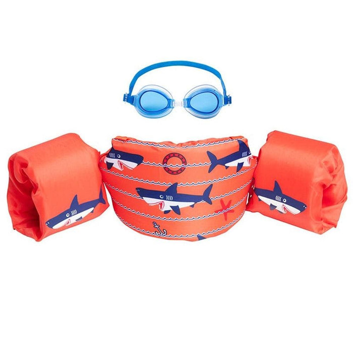 Kit Flotador De Brazo + Lentes De Agua 1-3 Años Niño - Vadell cl