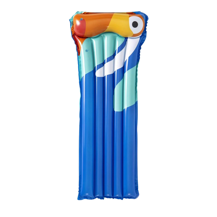 Colchoneta Inflable Ave tropical Bestway 183 x 63 cm verde/azul