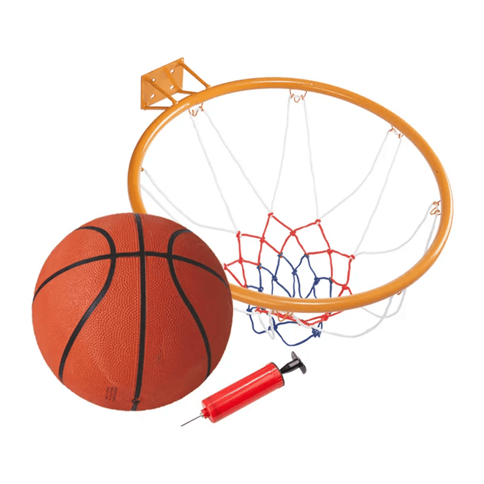 Aro de Basquetbol 46 cm Con Balón y Bombín Vadell - Vadell cl