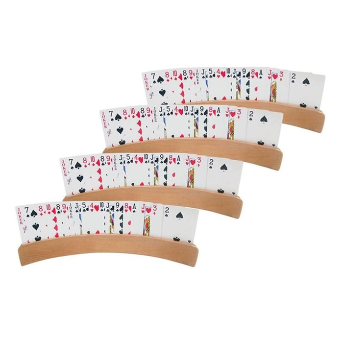 Juego De 4 Porta Naipes De Madera - Vadell cl