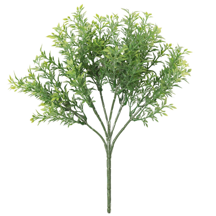 Árbol del té , rama artificial decorativa, hojas verdes de 30 cm con protección UV - Vadell cl