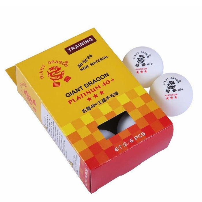 Pelotas De Ping Pong 3 Estrellas Blanco (6 Pelotas) Giant Dragon - Vadell cl