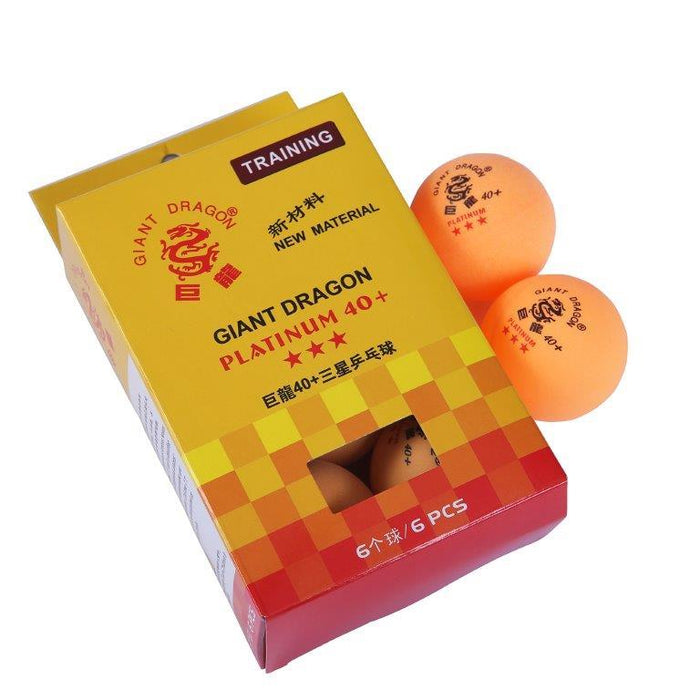 Pelotas De Ping Pong 3 Estrellas Naranjo (6 Pelotas) Giant Dragon - Vadell cl