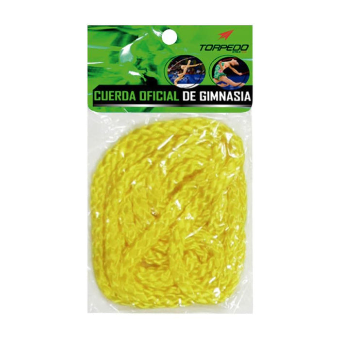 Cuerda Oficial Gimnasia 318 cm Amarilla Torpedo - Vadell cl