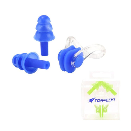 Set Tapón Oído+Clip Nasal Torpedo Splash Verde Fluor - Vadell cl