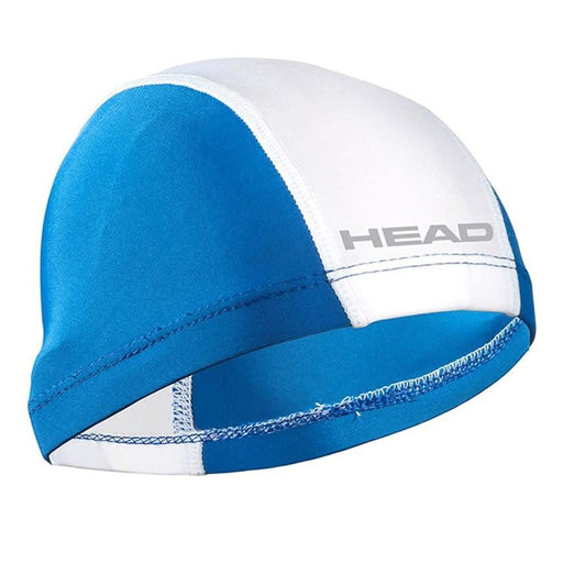 Gorro Head Nylon Spandex Azul Rey-Blanco Infantil - Vadell cl