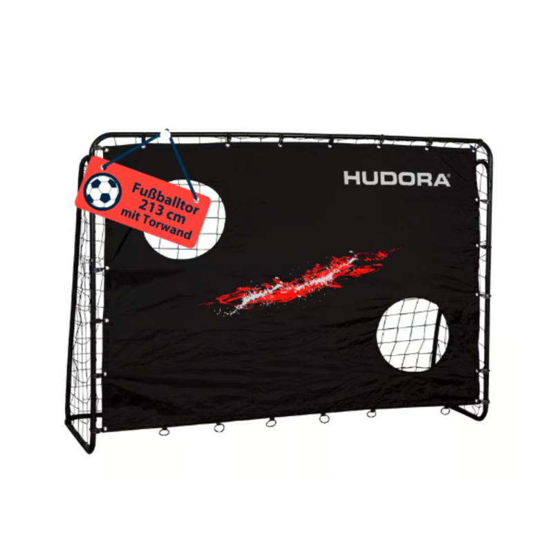 ARCO DE ENTRENAMIENTO DE FUTBOL HUDORA CON PARED DE GOL
