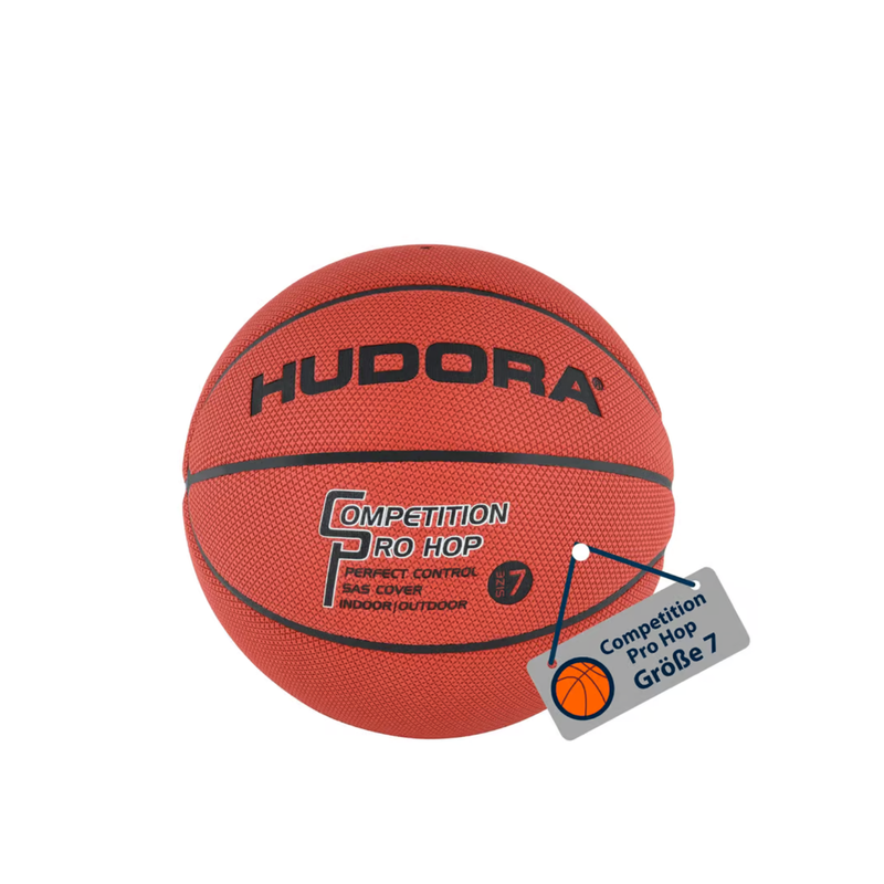 BALON BASQUETBOL HUDORA COMPETICION PRO HOP N° 7