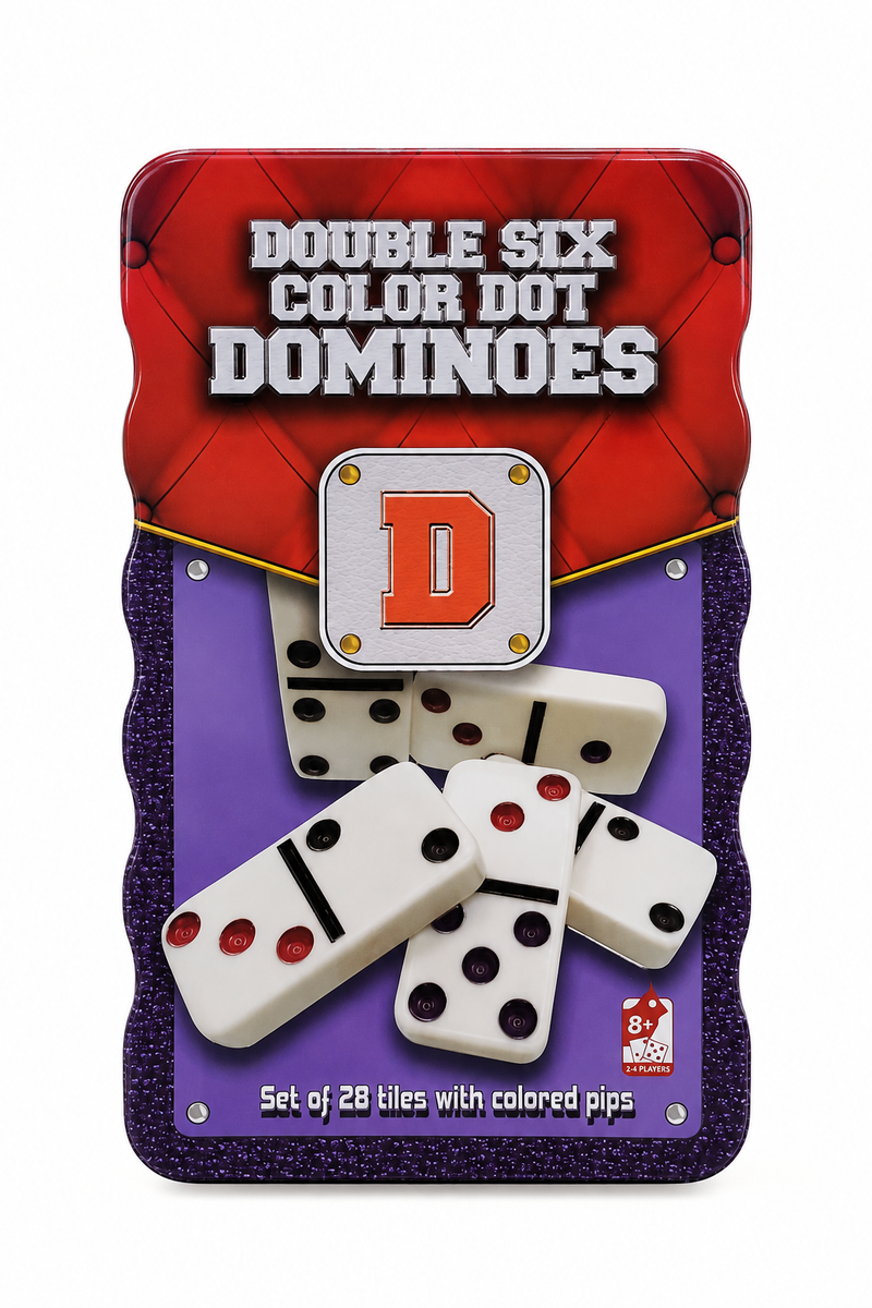 Juego de Dominó Caja Metálica