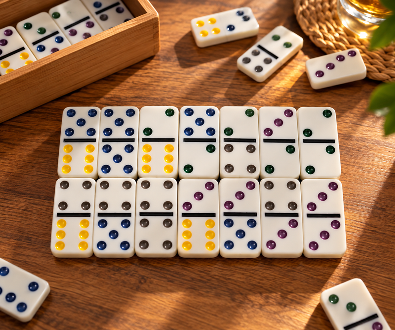 Juego de Dominó Caja Metálica