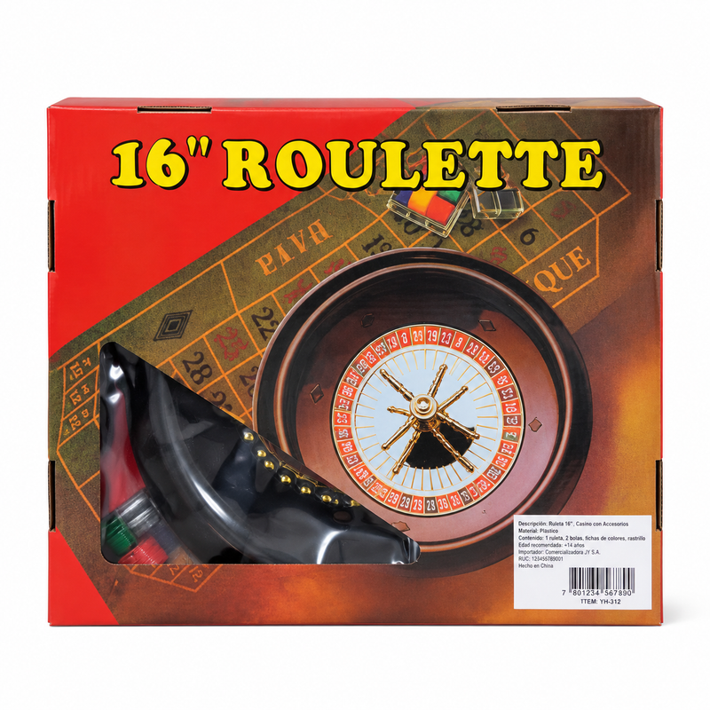 Juego de Ruleta 16"