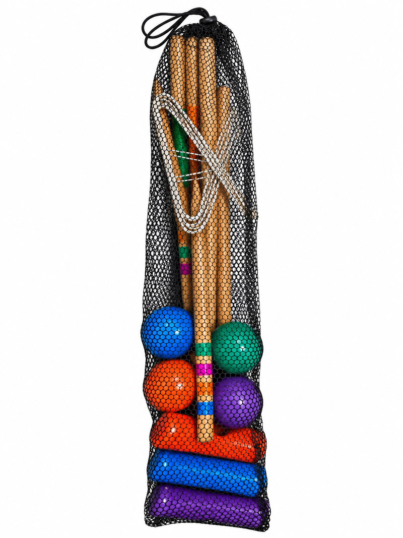 Juego de Croquet de Madera para 4 Jugadores