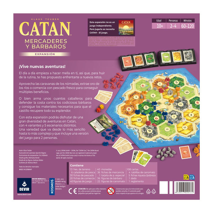 Catan Expansión Mercaderes Y Bárbaros