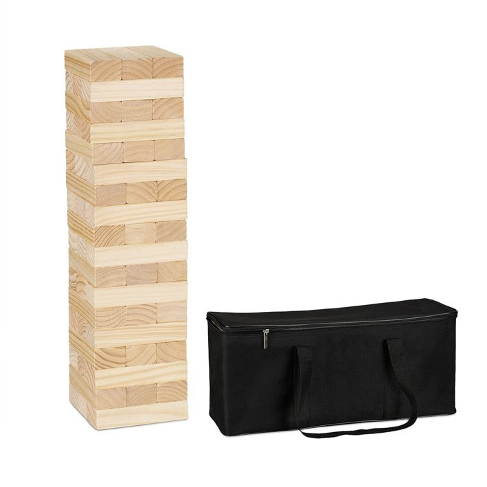 Jenga XL De Madera Con Bolso