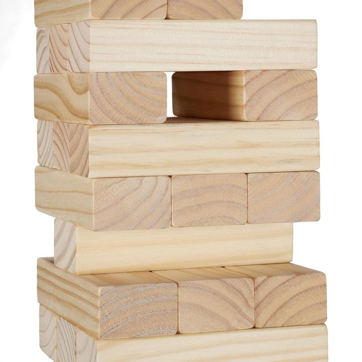 Jenga XL De Madera Con Bolso