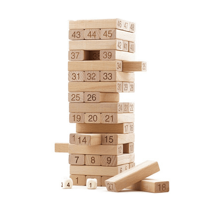 Jenga De Madera
