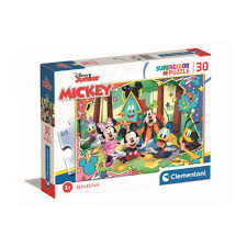 Puzzle 30 piezas Mickey y sus amigo
