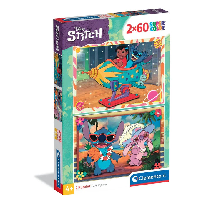Puzzles 60 piezas 2 en 1 Stitch