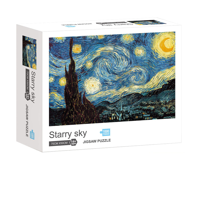 Puzzle 1000 Piezas Arte Noche Estrellada Van Gogh