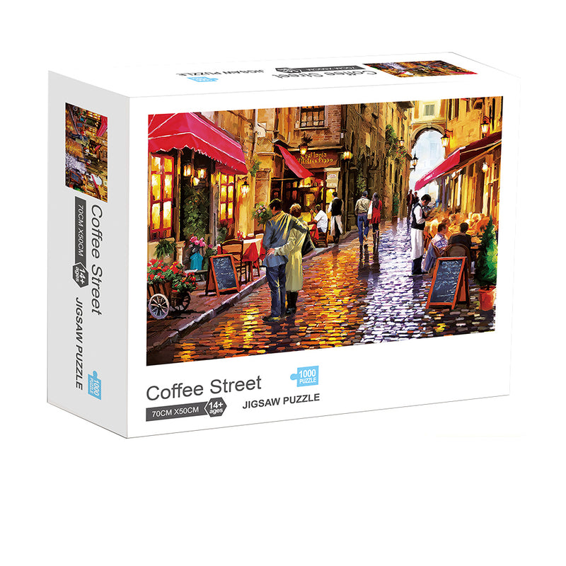 Puzzle 1000 Piezas Paisaje La Calle Del Café