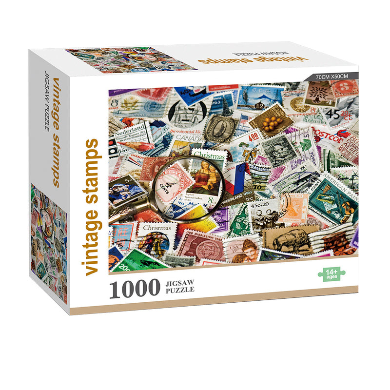 Puzzle 1000 Piezas Foto Sellos Antiguos