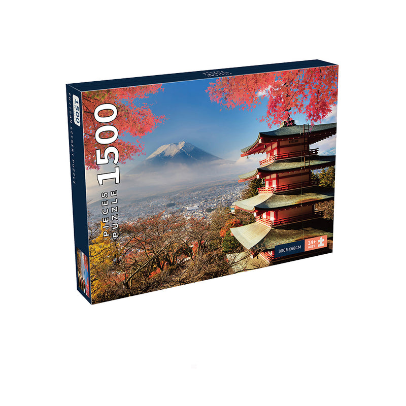 Puzzle 1500 Piezas Paisaje De Monte Fuji, Japón