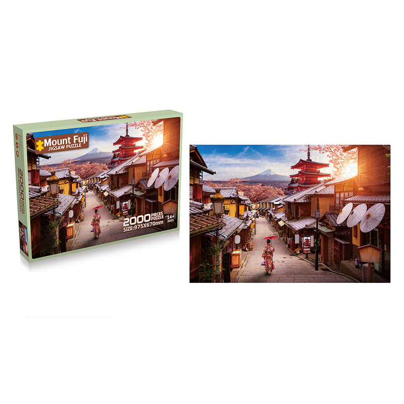 Puzzle 2000 Piezas Paisaje De Monte Fuji, Japón