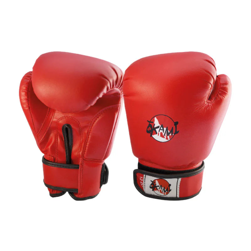 Guante box OKAMI profesional rojo 10OZ