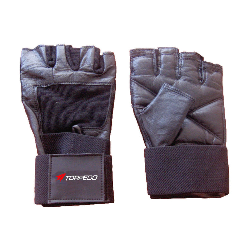 GUANTE FITNESS TORPEDO CUERO MUÑECA NG-NG T/M