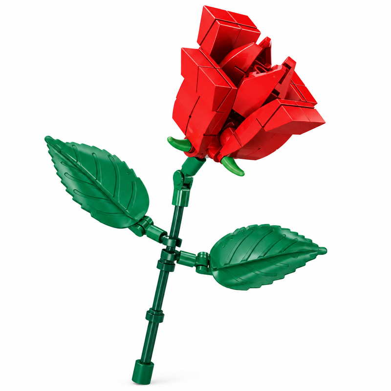 Varitas Flores Bloques Armables Rosa – 63 Piezas
