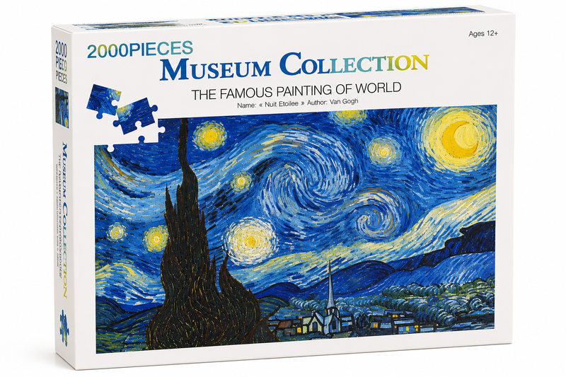 Rompecabezas Noche Estrellada – 2000 Piezas Van Goh