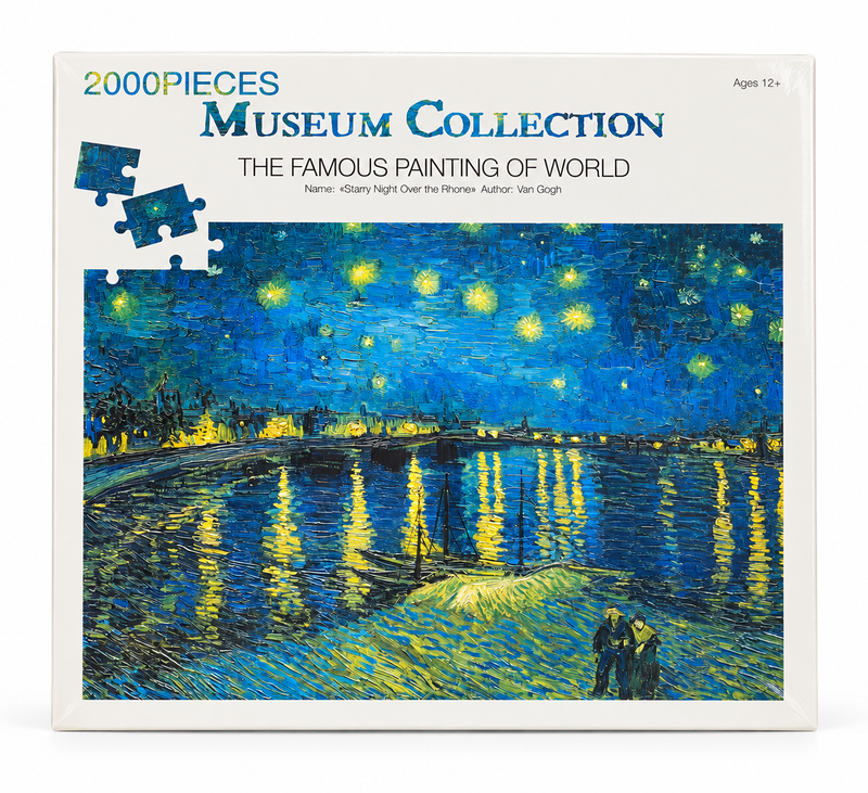 Puzzle Colección Museo – Noche sobre el Ródano – 2000 Piezas