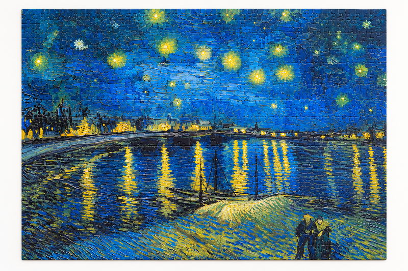 Puzzle Colección Museo – Noche sobre el Ródano – 2000 Piezas