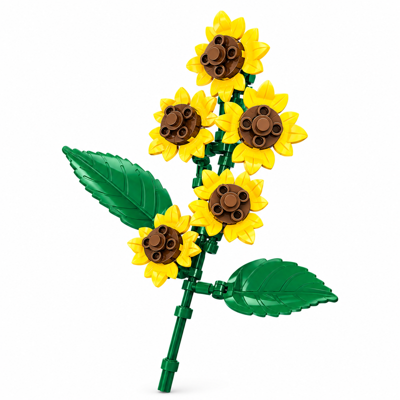 Varitas Flores bloques armables Girasol