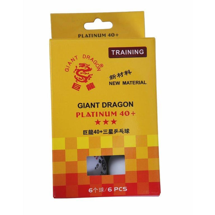 Pelotas De Ping Pong 3 Estrellas Blanco (6 Pelotas) Giant Dragon - Vadell cl