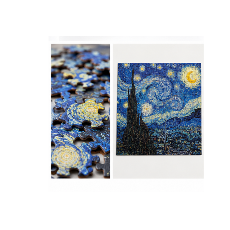 Puzzle Colección Museo – Noche Estrellada – 3000 Piezas