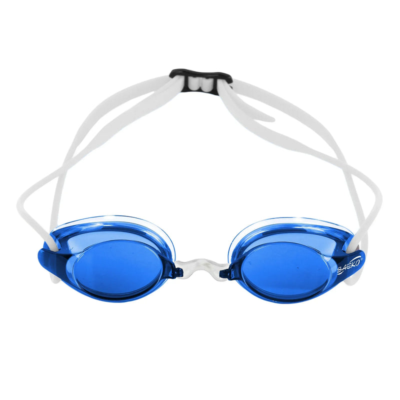 ANTEOJO NATACION SAEKO S62 TORPEDO AZUL Y BLANCO - Vadell cl