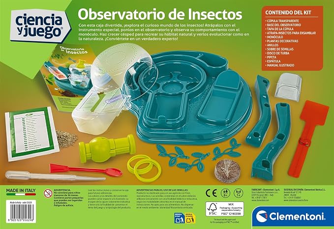 Kit Científico Clementoni Observatorio de Insectos