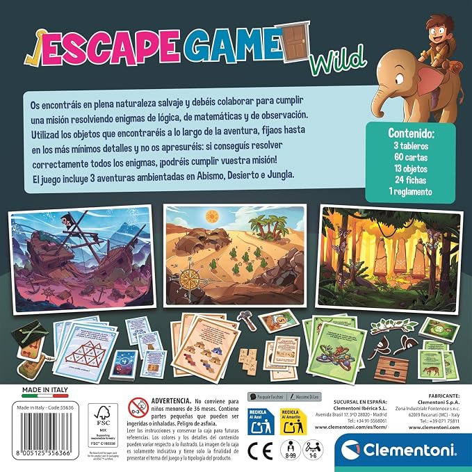 Juego Escape Room Sblocca la Porta Wild
