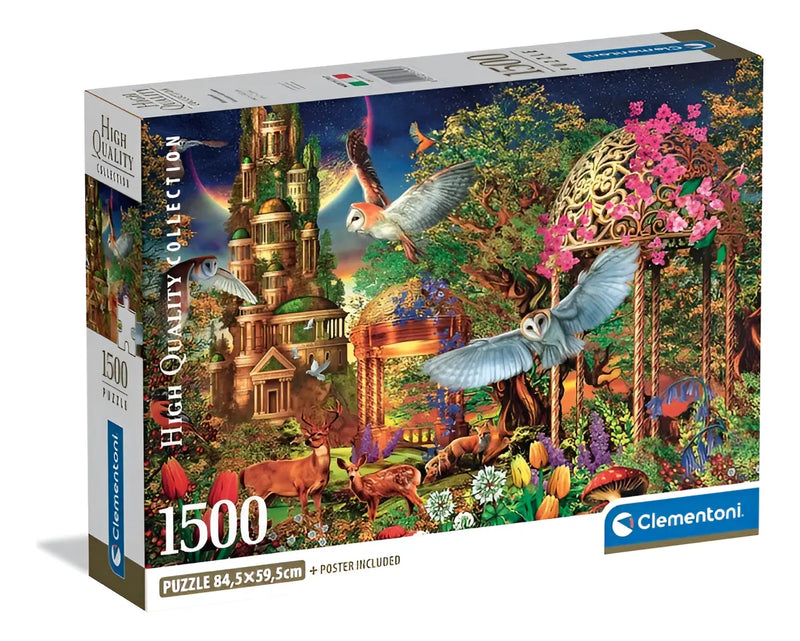 Puzzle Jardín de Fantasía de Bosque de 1500 piezas