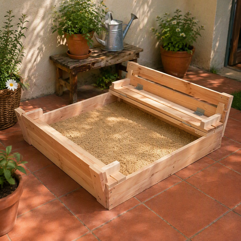 Arenero 150 cm x 150cm x 20 cm