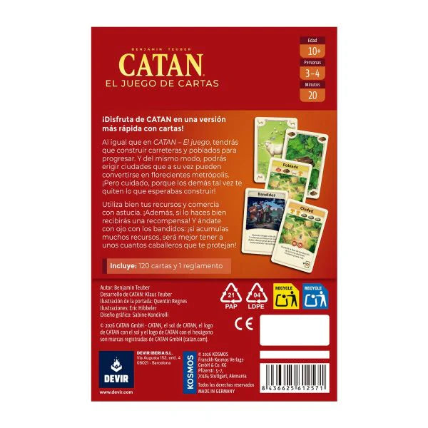 Catan: Juego de cartas Segunda Edicion
