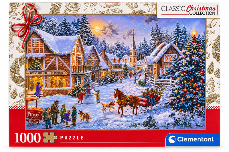 Puzzle Esperando la Navidad de 1000 piezas