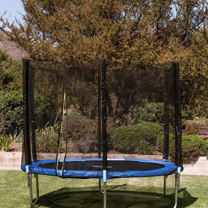 Cama elástica pequeña con red de seguridad y barra ajustable para niños Cama elástica pequeña con red de seguridad y barra ajustable para niños