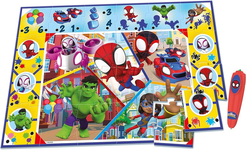 PUZZLE 24 PIEZAS SPIDERMAN GIANT FLOOR