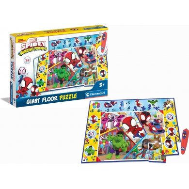 PUZZLE 24 PIEZAS SPIDERMAN GIANT FLOOR
