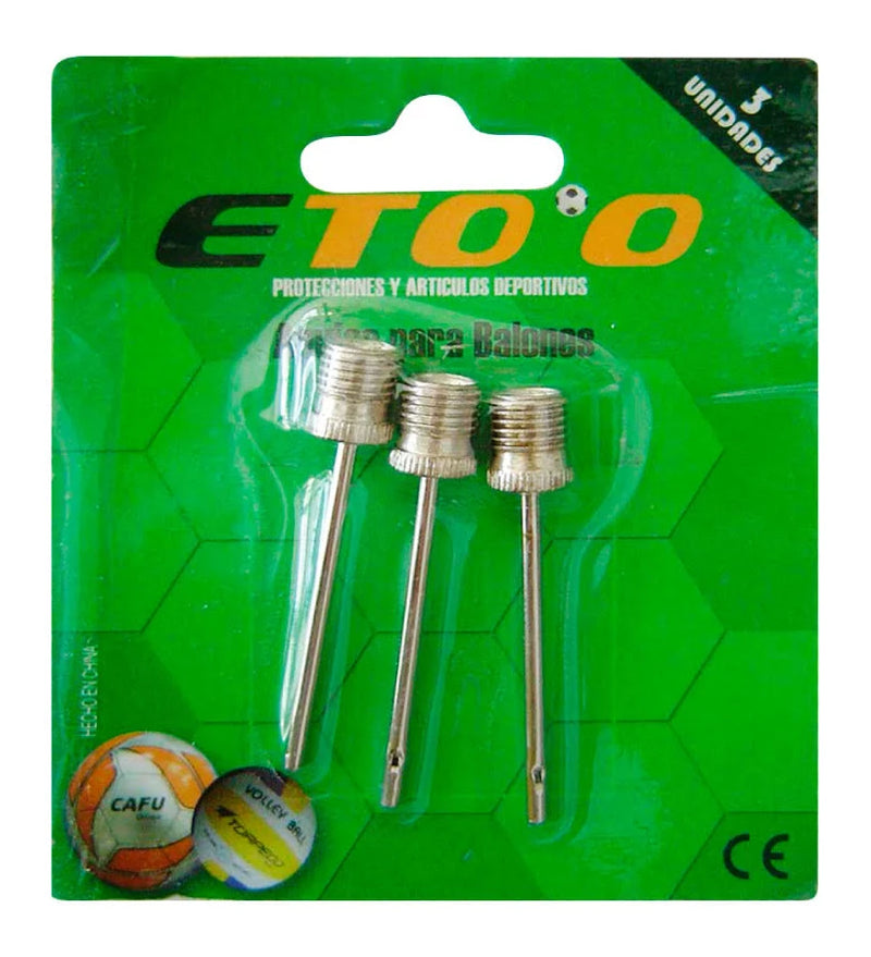 Set de 3 Agujas Eto'o Universal para Inflar Balones