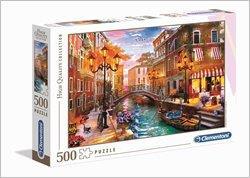 Puzzle 500 Piezas Paisaje Puesta del Sol en Venecia - Vadell cl