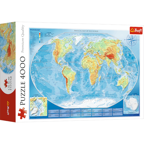 Puzzle 4000 Piezas Mapa - Vadell cl