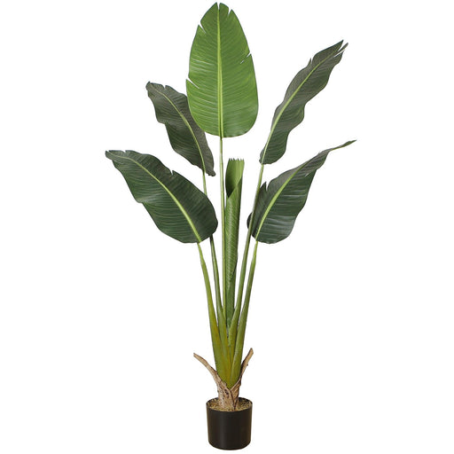 Banano Artificial de 160 cm y 5 hojas - Vadell cl